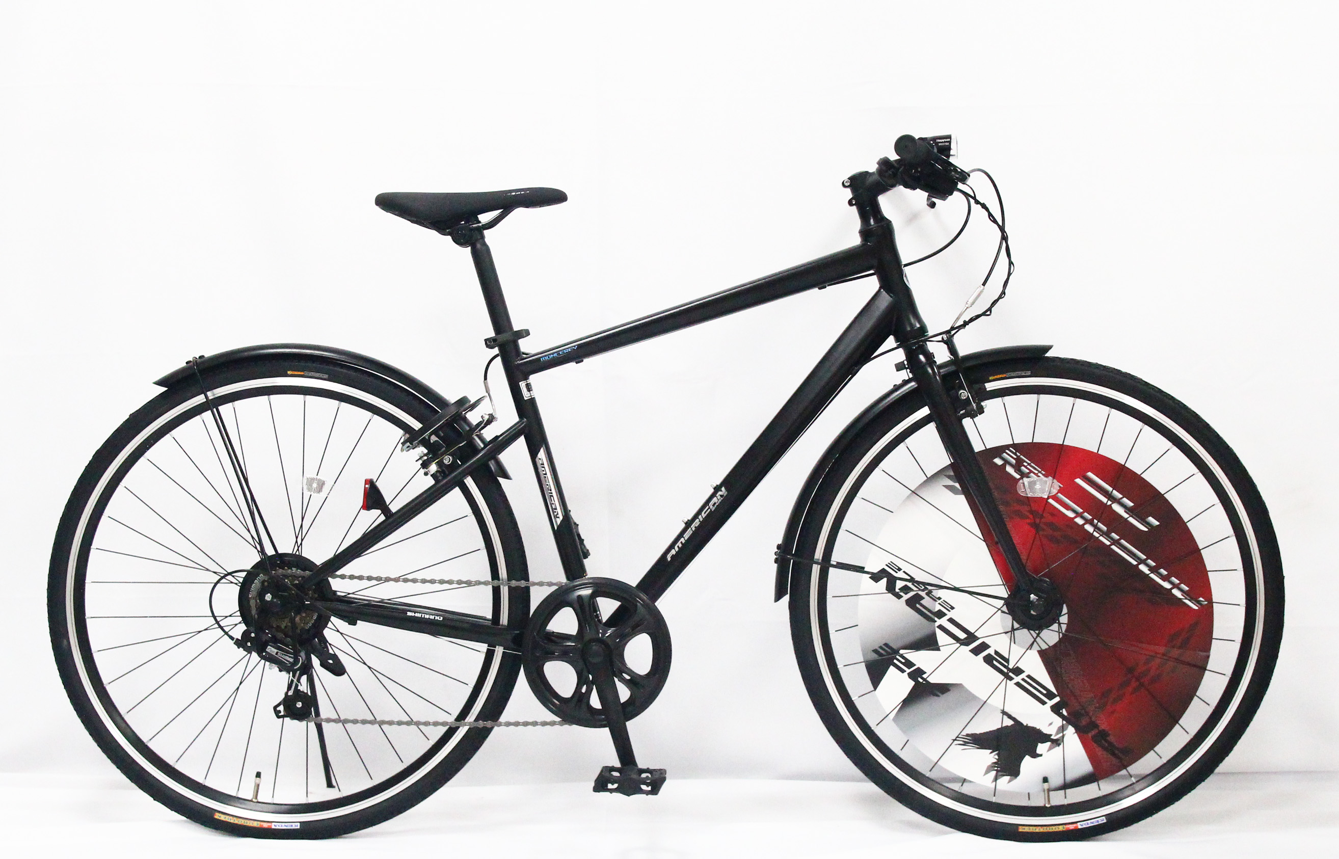 クロスバイクAMERICAN EAGLE　外装18段変速　black　引取専用 AMERICAN EAGLE ASPEN ｜パーツ・用品・自転車商品｜㈱サギサカ