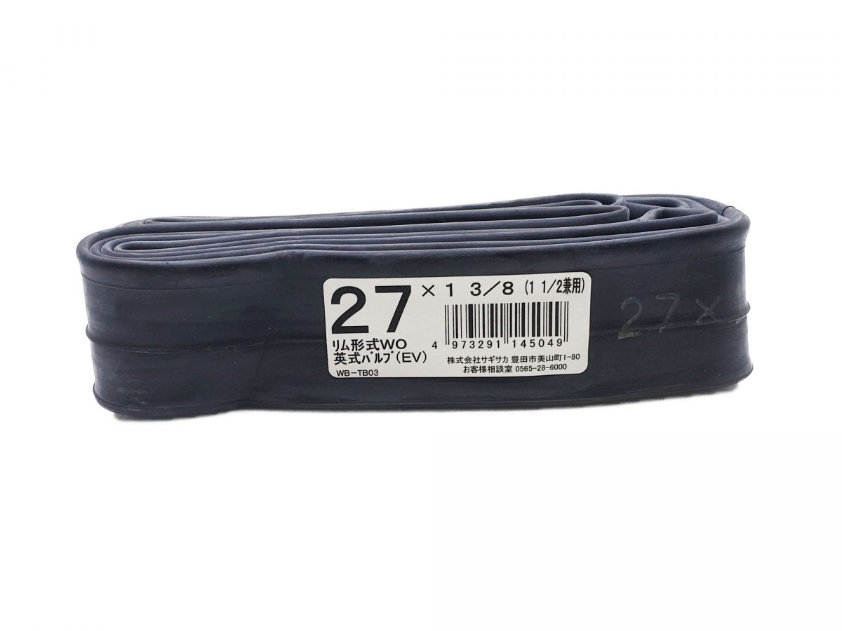 チューブ 27×1 3/8 英式 BOX入り