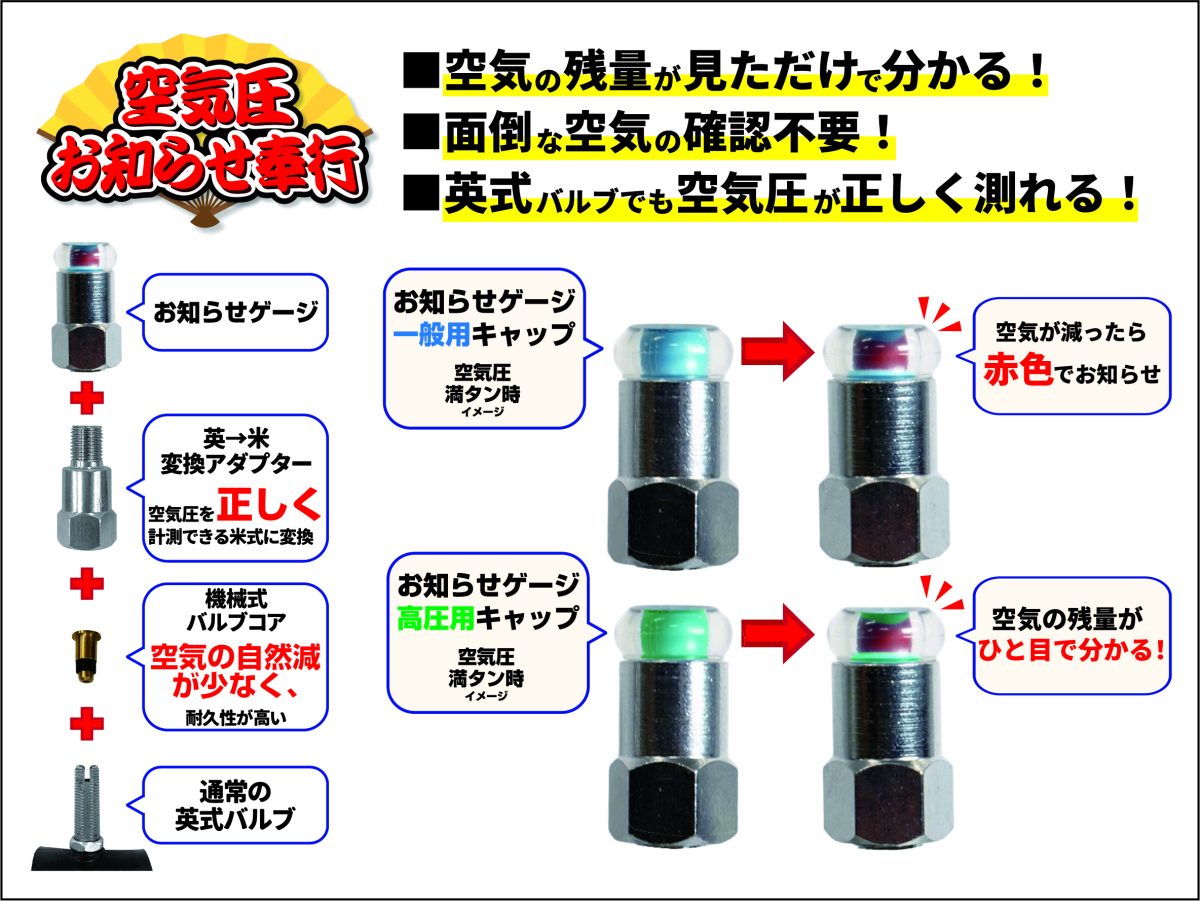 空気圧お知らせ奉行 一般用