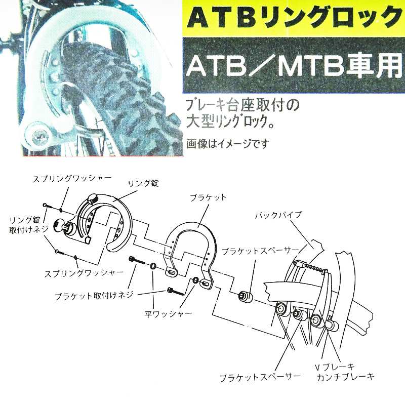 ATBリングロック 台座取付