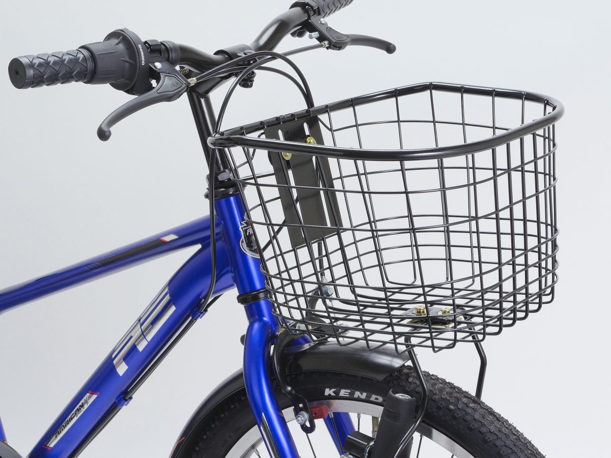 衝撃に強くていろいろな自転車に取付けができる小型バスケット 衝撃に強くていろいろな自転車に取付けができる小型バスケット