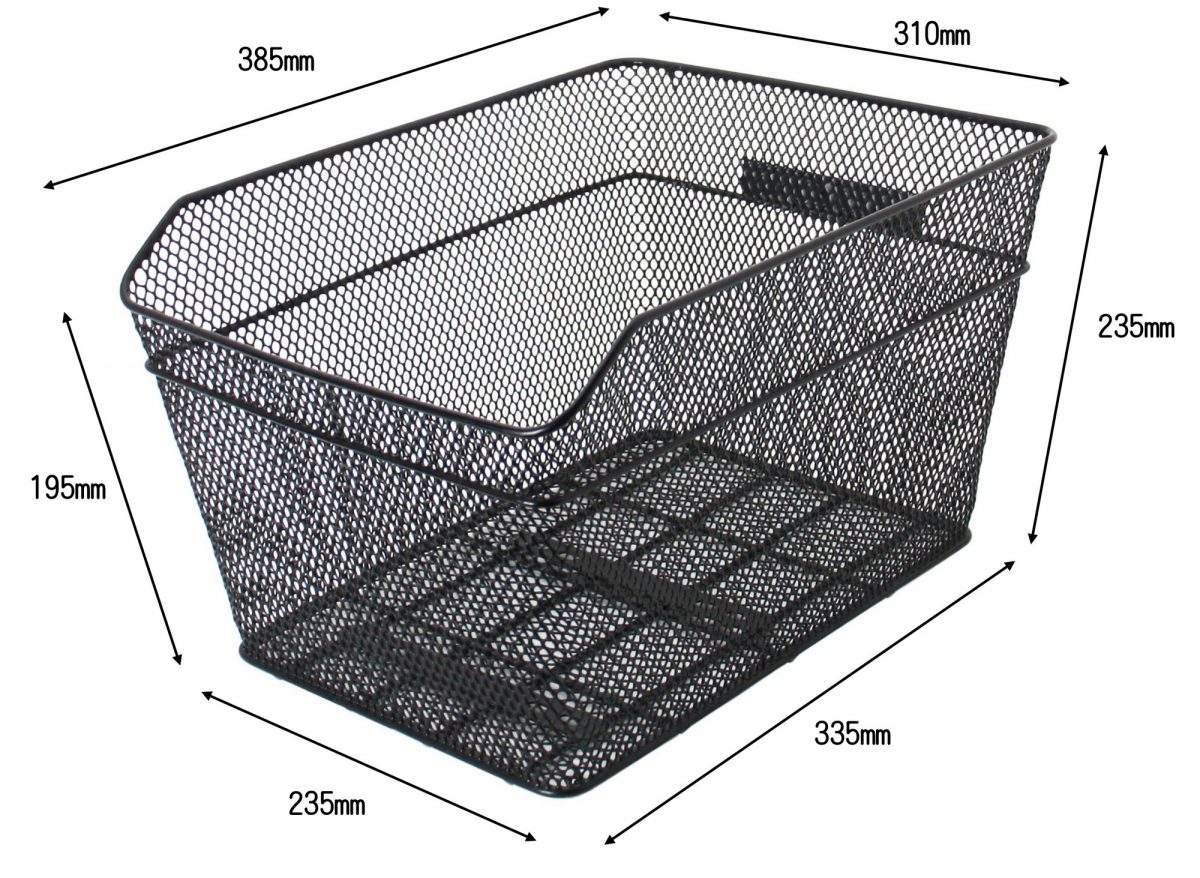 メッシュ後カゴ 固定式 ｜パーツ・用品・自転車商品｜㈱サギサカ