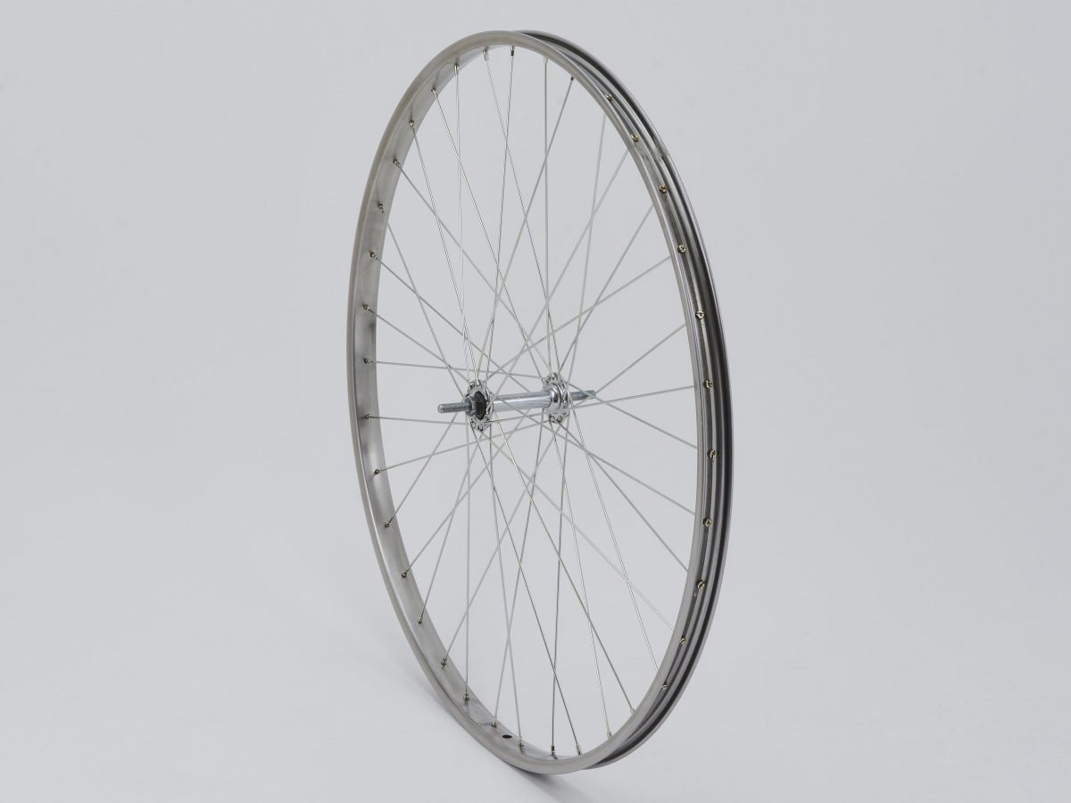 前車輪 26×1 3/8 ステンレス