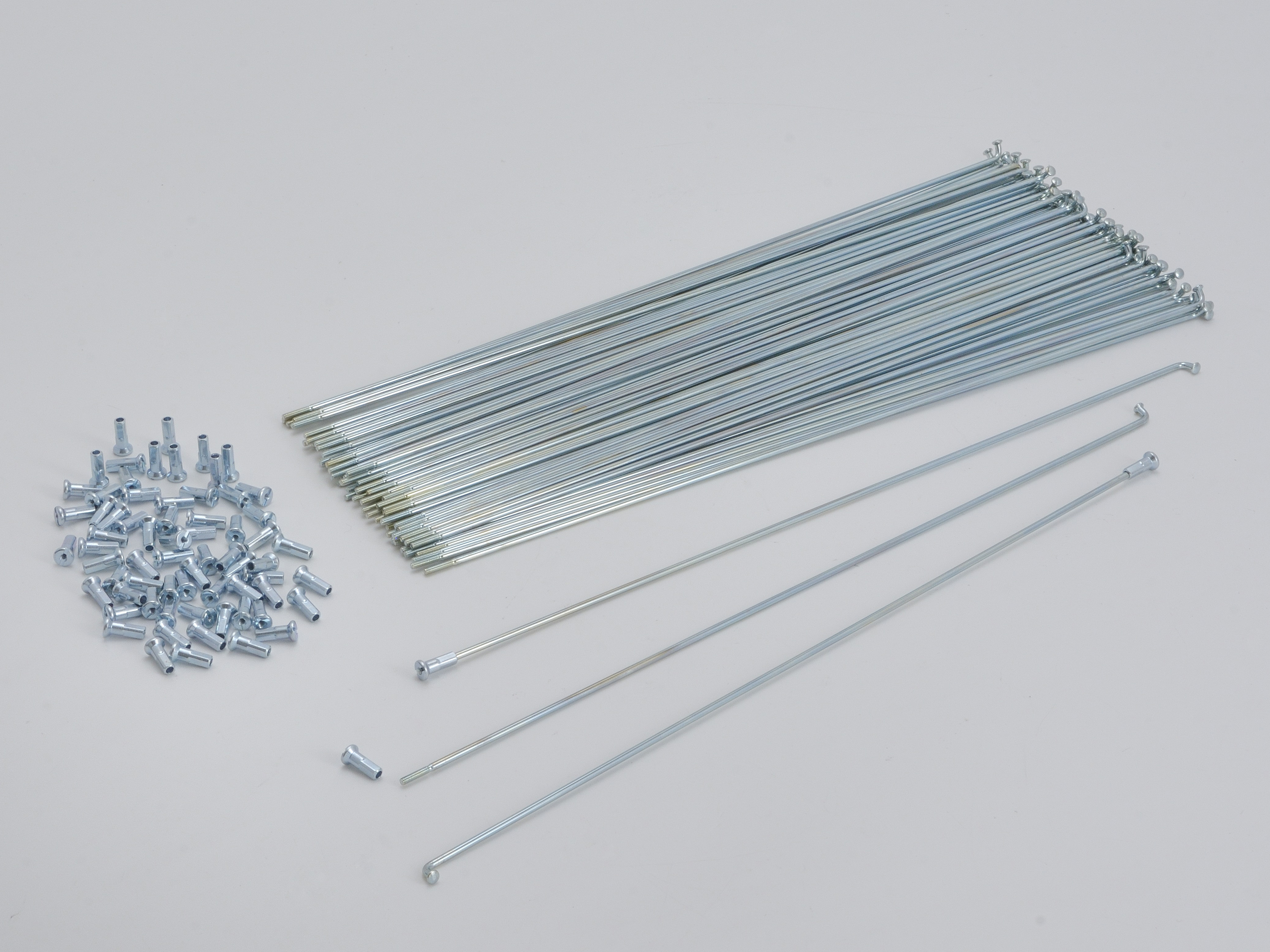 スポーク&鉄ニップルセット #13 × 295mm (72本入り) ｜パーツ・用品