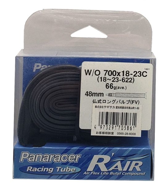 Panaracer チューブ R’AIR 700×18-23C 仏式ロング バルブ長約48mm | チューブ