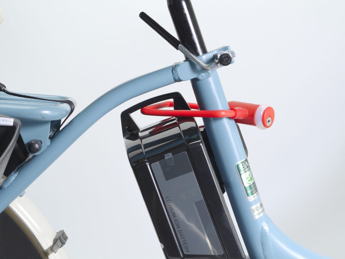 電動自転車用バッテリーロック キー式