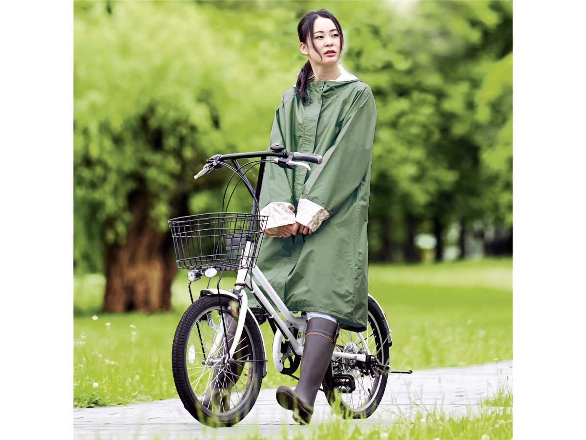 HARAINY BICYCLE  RAIN  WEAR バイシクルレインウェア 北欧フラワー