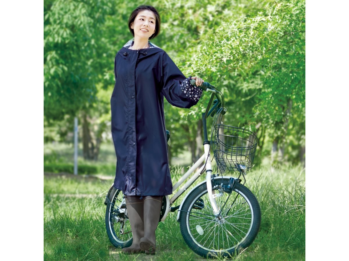 HARAINY BICYCLE  RAIN  WEAR バイシクルレインウェア スモールフラワー