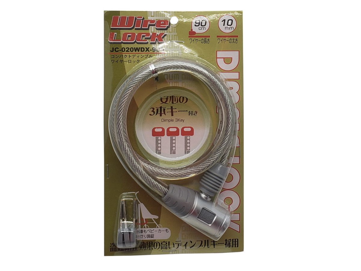 J&C コンパクトディンプルワイヤーロック JC-020WDX-900