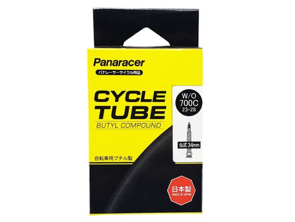 Panaracer チューブ 700×23-28C 仏式 バルブ長約34mm 箱入り | チューブ