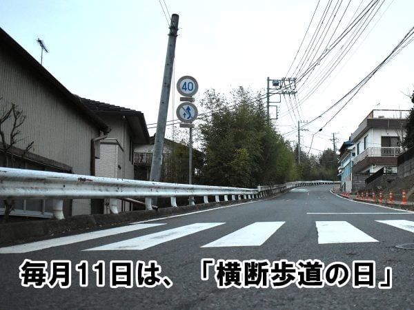 横断歩道の日 | 交通安全