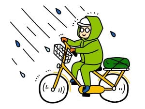 ☔️ 梅雨時期の自転車通勤・通学者向けアドバイス ❗ | 商品紹介